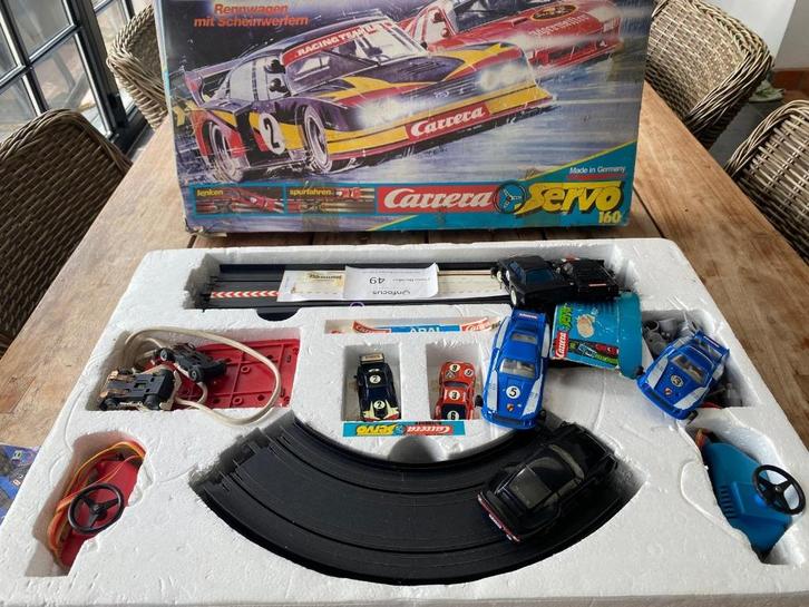 Carrera racebanen, Kinderen en Baby's, Speelgoed | Racebanen, Gebruikt, Racebaan, Elektrisch, Carrera, Met looping, Zelf te bouwen