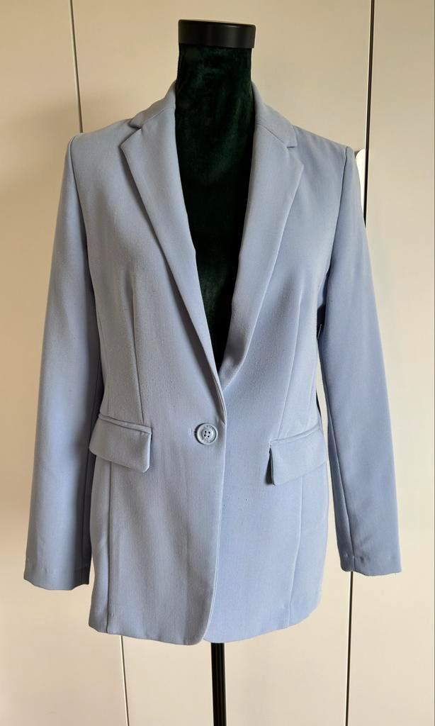 Blauwe blazer Opus maat 38, Kleding | Dames, Jasjes, Kostuums en Pakken, Gedragen, Jasje, Maat 38/40 (M), Blauw, Ophalen of Verzenden