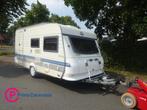 Hobby De luxe 440SF Met Brede Keuken +Vast Bed en Treinzit, Caravans en Kamperen, Caravans, Hobby, Bedrijf, Schokbreker, 6 tot 7 meter