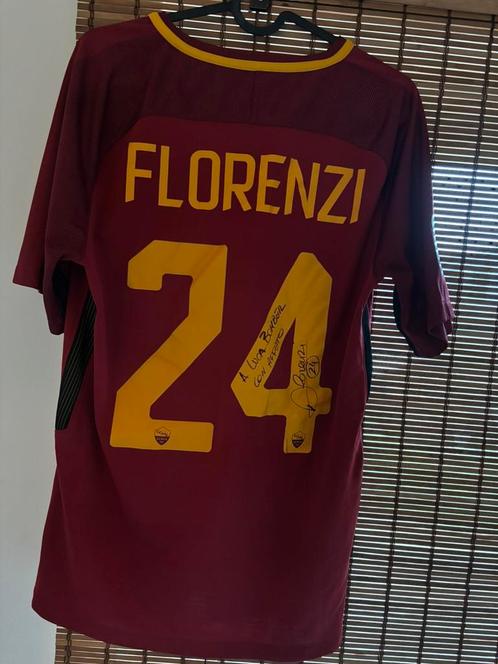 Gesigneerd shirt Alessandro Florenzi, Sport en Fitness, Voetbal, Nieuw, Shirt, Ophalen of Verzenden