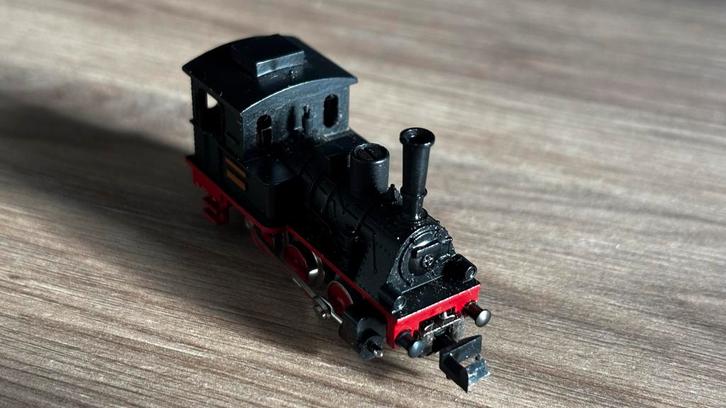 Minitrix DB T3 stoomloc – N-spoor – getest & rijdend, Hobby en Vrije tijd, Modeltreinen | N-Spoor, Gebruikt, Locomotief, Gelijkstroom of Wisselstroom