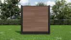 Composiet schutting met beton paal en plaat €185 p/m, Ophalen, Nieuw, Kunststof, Minder dan 3 meter