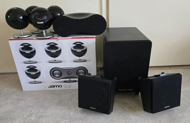 Home Cinema Set Atmos 7.1.2 – Jamo/Sony/Mordaunt Short, Audio, Tv en Foto, Home Cinema-sets, Gebruikt, Overige spelers, 5.1-systeem