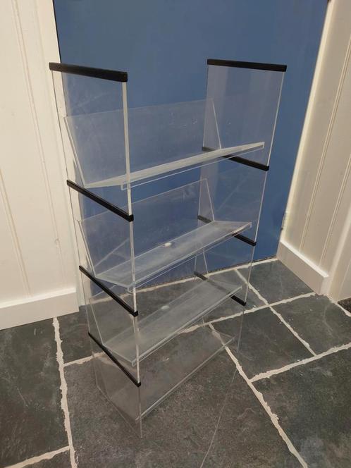 Space Age modulair Acryl Eickel plexiglas boekenkast, Huis en Inrichting, Kasten | Boekenkasten, Gebruikt, Minder dan 50 cm, Minder dan 100 cm