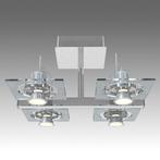 Ikea Fuga Lamp - 4 Spots - Dimbaar-met klik aan uit systeem, Ophalen of Verzenden, Gebruikt, Glas, Modern