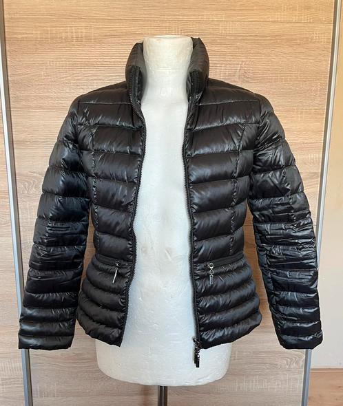 Beaumont Amsterdam maat S(36) Zwarte Donzen Jas - Maat S, Kleding | Dames, Jassen | Zomer, Zo goed als nieuw, Maat 36 (S), Zwart