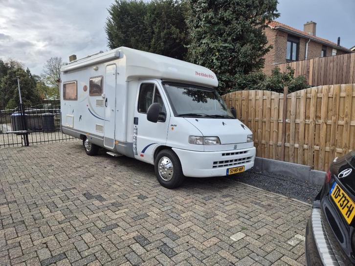 Camper dethleff, Caravans en Kamperen, Campers, Particulier, tot en met 4, Buscamper of Camperbus, Fiat, Fiat, Diesel, Handgeschakeld