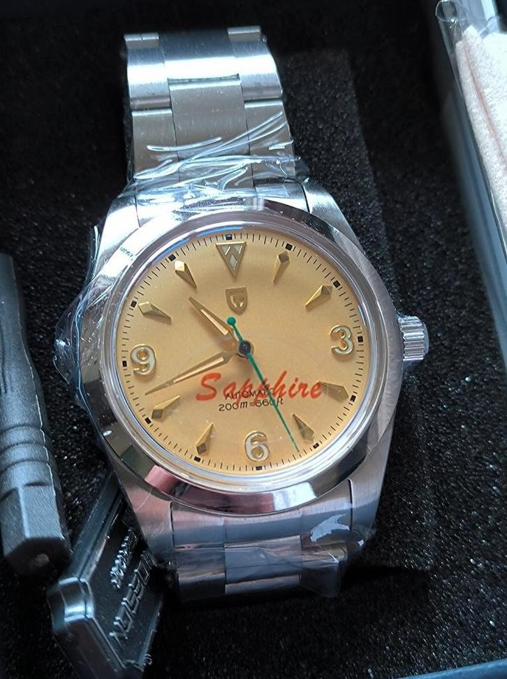 Pagani Design PD-1785 Mat Goud NH35A - Nieuw in Seal, Sieraden, Tassen en Uiterlijk, Horloges | Heren, Nieuw, Seiko, Staal, Ophalen of Verzenden