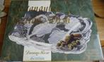 Dream Rose - Rectangular Section Dish - Crystal Clear Glass, Ophalen of Verzenden