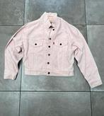 LEVIS LEVI’S PASTEL ROZE TRUCKER JACKET JASJE DENIM JAS  S, Ophalen of Verzenden, Zo goed als nieuw, Blauw