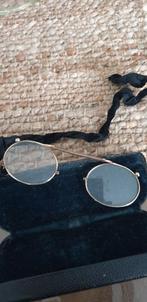 Antieke bril met speld en goud 14 k, Antiek en Kunst, Ophalen of Verzenden