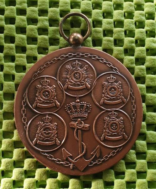 Medaille : Koninklijke Marine Kampioenschappen - Atl. 1973, Verzamelen, Militaria | Algemeen, Marine, Lintje, Medaille of Wings