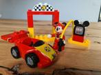 Duplo 10843 Mickey Mouse race auto, Kinderen en Baby's, Speelgoed | Duplo en Lego, Ophalen, Zo goed als nieuw, Duplo
