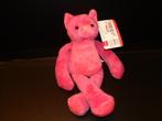 HEMA POES PURR VELOURS FUCHSIA MET ROZE BUIKJE OREN NEUSJE E, Verzenden, Nieuw, Poes