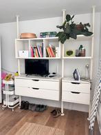 Ikea stolmen kledingkast mat wit, Huis en Inrichting, Overige materialen, Ophalen of Verzenden, Zo goed als nieuw, Met lade(s)