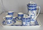 Antieke Delfts blauw aardewerk servies, 8 delig, Dec 1451, Antiek en Kunst, Verzenden
