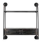 Metalen Wandrek - Industrieel Design, Ophalen