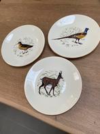 GIEN Franse dinerborden met wild afbeelding, Antiek en Kunst, Curiosa en Brocante, Ophalen of Verzenden