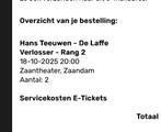 2x Hans Teeuwen | De laffe verlosser | 18 oktober, Twee personen, Oktober