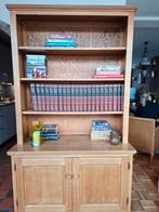 Landelijk boekenkast eiken, Ophalen of Verzenden, Gebruikt, 25 tot 50 cm, 200 cm of meer