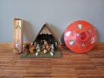 Vintage kerstsetje, Ophalen of Verzenden, Zo goed als nieuw