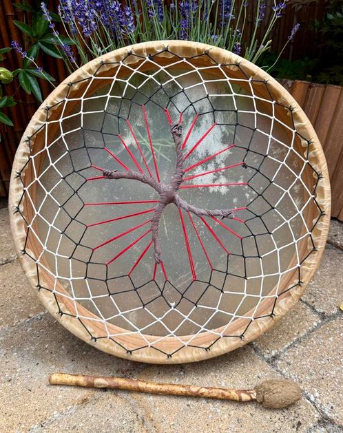 Sjamanendrum Waterbuffel 47 cm lichtgewicht, Muziek en Instrumenten, Percussie, Nieuw, Trommel, Ophalen of Verzenden