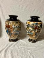 Satsuma vazen met Mount Fuji voorstelling, Ophalen