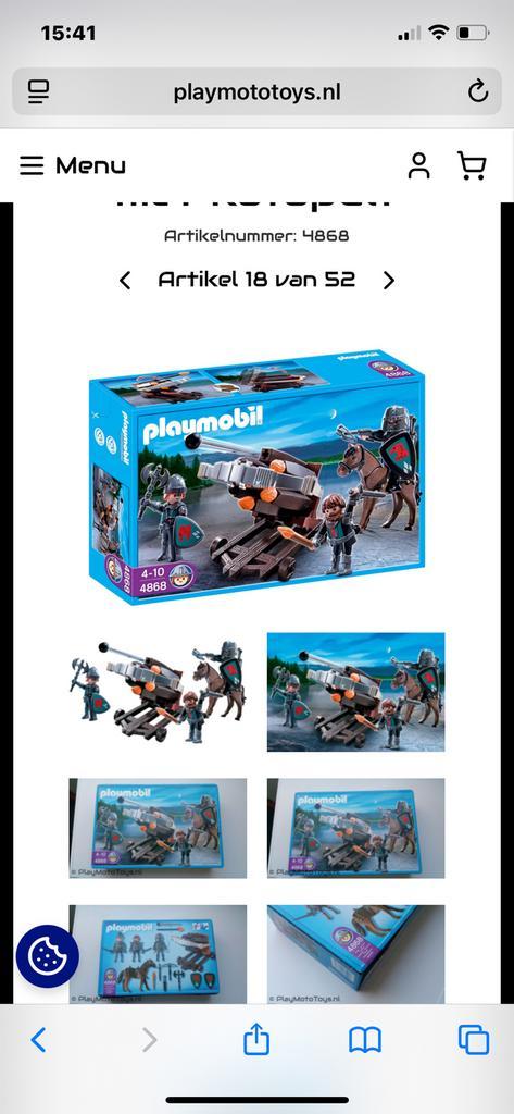Playmobil 4868 valkenridders, Kinderen en Baby's, Speelgoed | Playmobil, Zo goed als nieuw, Ophalen of Verzenden