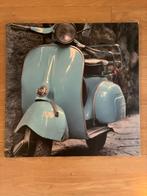 Retro Vespa Schilderij, Ophalen of Verzenden, Gebruikt, Schilderij, Minder dan 50 cm