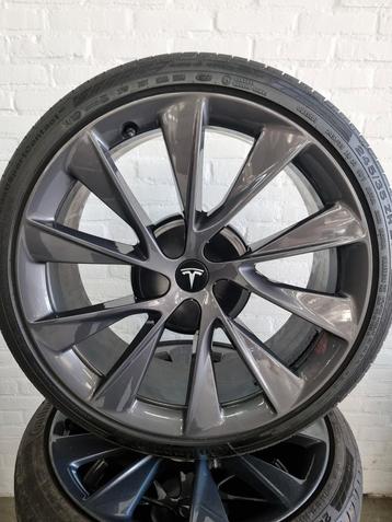 ZGAN Orig. 21" Tesla Model S velgen, 7,5mm Continental zomer beschikbaar voor biedingen