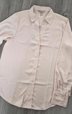 H&M satijnen overhemdblouse. Maat S., Kleding | Dames, Blouses en Tunieken, H&M, Beige, Nieuw, Ophalen of Verzenden