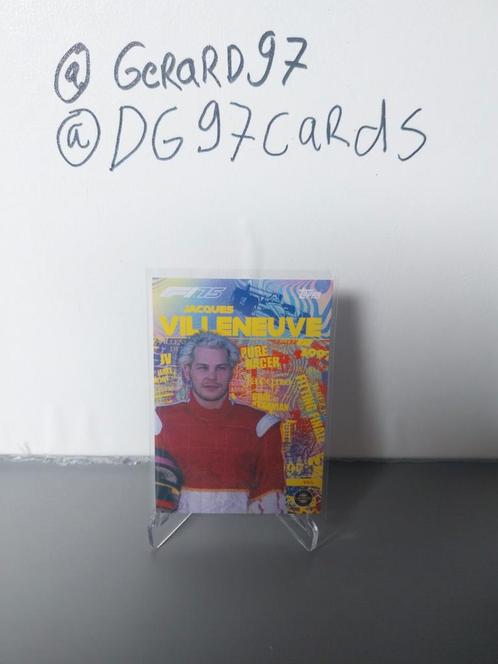 Jacques Villeneuve Turbo Attax 2025, Hobby en Vrije tijd, Stickers en Plaatjes, Zo goed als nieuw, Plaatje, Ophalen of Verzenden