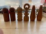 6 vintage houten zout en peper molens /strooiers, Ophalen of Verzenden, Huis en Inrichting
