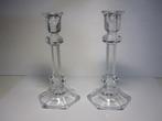 2 kandelaars kristal, Antiek en Kunst, Antiek | Glas en Kristal, Ophalen of Verzenden