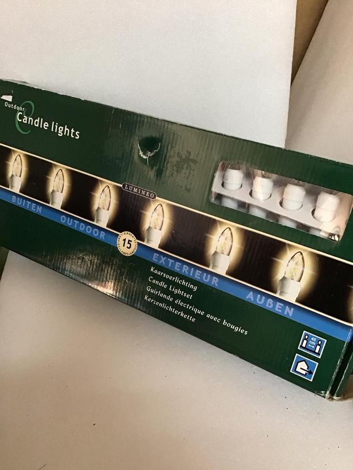Lumineo Candle Lights - Kaarsverlichting Buiten, Diversen, Kerst, Nieuw, Ophalen of Verzenden