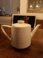 Vintage/retro witte theepot Scherzer Bavaria Germany, Antiek en Kunst, Antiek | Servies los, Ophalen of Verzenden