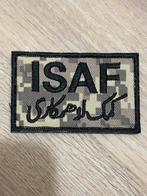 Patch ISAF, Ophalen of Verzenden, Landmacht, Nederland, Embleem of Badge