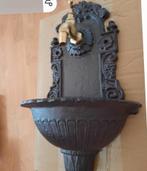 Muurfontein inclusief messing kraan Gietijzer Nieuw, Tuin en Terras, Ophalen of Verzenden, Nieuw, Gietijzer, Overige typen