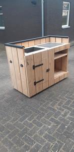 Buitenkeuken / buitenbar, Gebruikt, Houtskool, Ophalen of Verzenden, Vrijstaand