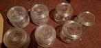 Weckpotten glas, weck potten, weckflessen en ringen., Huis en Inrichting, Ophalen, Glas, Pot, Bus of Blik