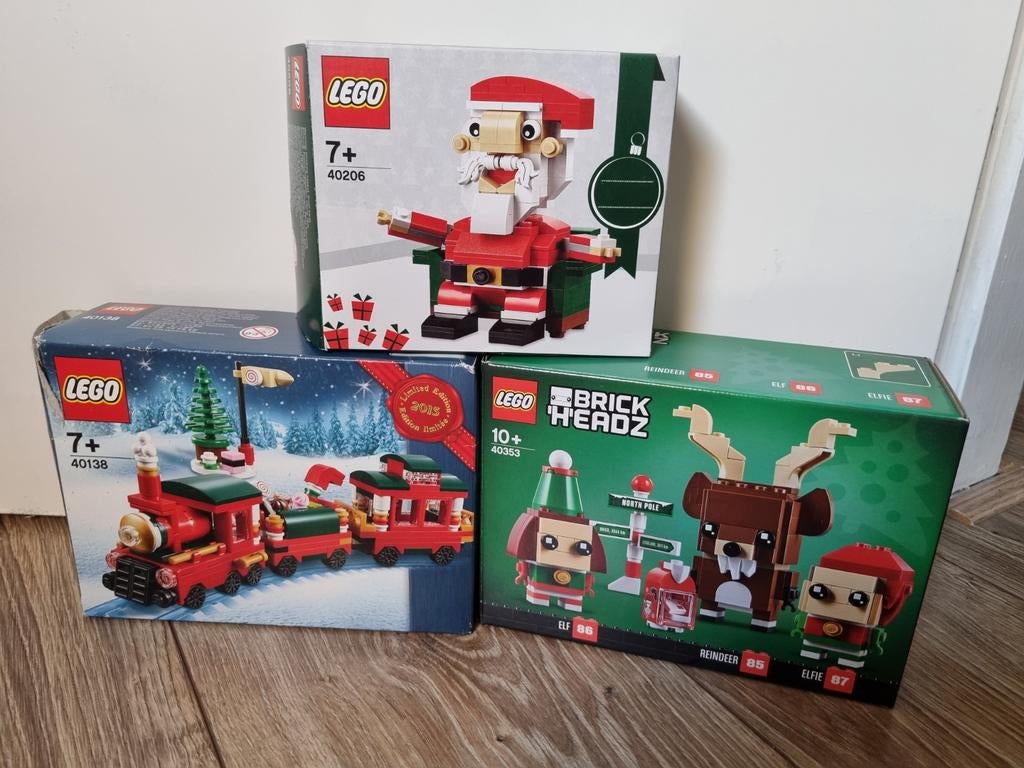 Lego kerst 40206-40353-40138, Ophalen of Verzenden, Zo goed als nieuw, Complete set, Lego