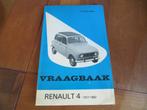 Vraagbaak Renault 4, Renault 4 bestel, R4 Rodeo 1977-1982, Ophalen of Verzenden