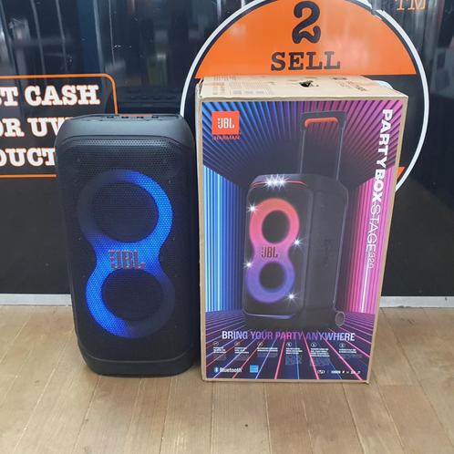 JBL Partybox Stage 320 Draadloze Speaker Compleet ZGAN!, Audio, Tv en Foto, Luidsprekers, Zo goed als nieuw, 120 watt of meer