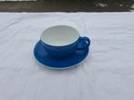 Dibbern grote kop en schotel helderblauw, Ophalen of Verzenden
