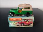 Lesney Matchbox Superfast #53 Jeep CJ-6 groen in doosje, Hobby en Vrije tijd, Ophalen of Verzenden, Zo goed als nieuw, Auto