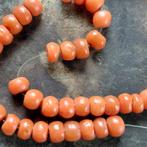 ANTIEK bloedkoraal kralen - 32cm, Verzenden, Overige materialen