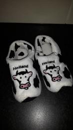 nieuw koeien klompen sloffen (binnenzool maat 13.5 a 14 cm), Ophalen of Verzenden, Nieuw, Jongetje of Meisje, Slofjes