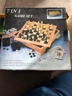nieuw 7-in-1 Spellen Set: Schaak, Dammen, Backgammon & Meer!, Een of twee spelers, Ophalen of Verzenden, Nieuw, Reisspel