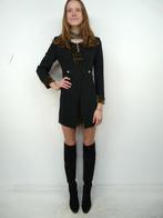*Abfab Zwarte Korte Jurk met veel Details 36*, Zwart, Ophalen of Verzenden, Zo goed als nieuw, Maat 36 (S)