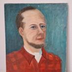 Vintage schilderij portret man - mooie kleuren, Antiek en Kunst, Kunst | Schilderijen | Klassiek, Ophalen of Verzenden